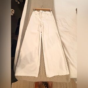 Banana Republic Women's White Wide Leg Jeans - size 2